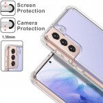 Wholesale Clear Armor Hybrid Transparent Case for for Samsung Galaxy S21 5G (Clear)